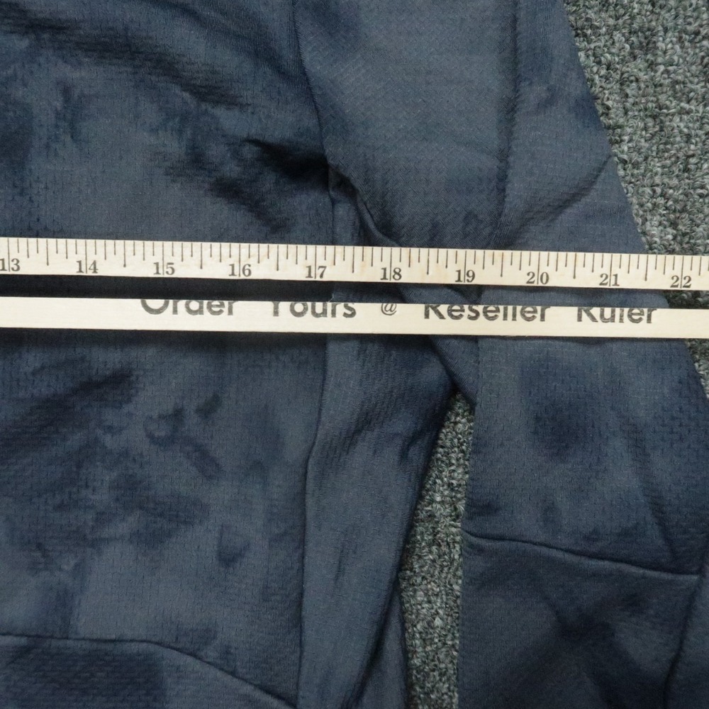 Lululemon Hoodie Mens Small Blue Textured Tech Pullover Long Sleeve Hooded - Picture 8 of 10